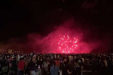 Espectáculo pirotécnico de Melenara 2022/Francisco Javier Santana, TA, Jesús Ruiz y Antonio Alí.